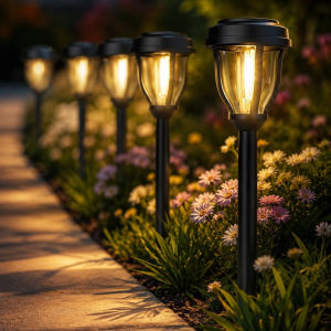 Easy-Care Solar Pathway Lights