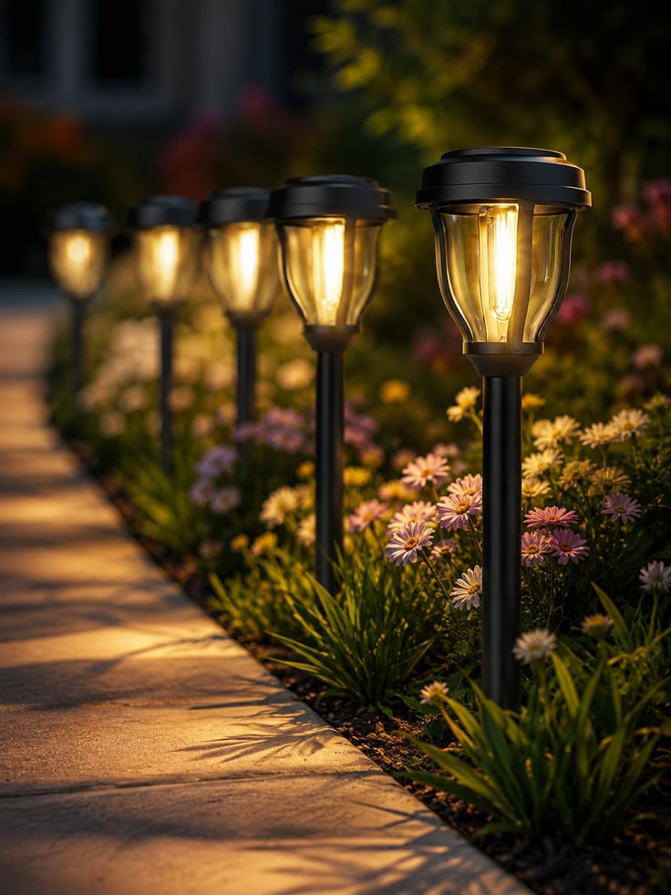 Easy-Care Solar Pathway Lights