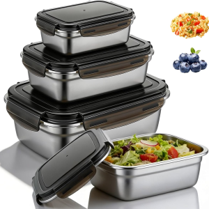 Stainless Steel Food Storage Containers Series